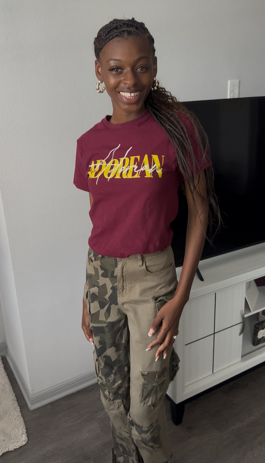 Fearless T-Shirt - Burgundy