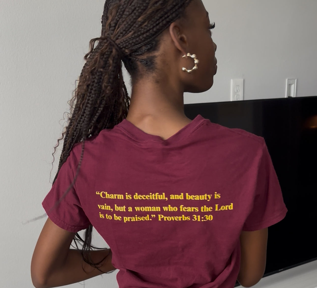 Fearless T-Shirt - Burgundy